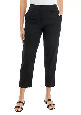 Petite Slim Pants with Pockets