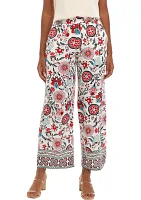 Women's Floral Wide Leg Soft Pants