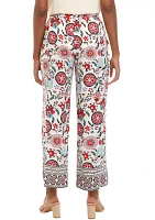 Women's Floral Wide Leg Soft Pants