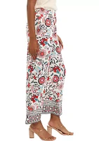 Women's Floral Wide Leg Soft Pants