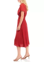 Women's Flutter Sleeve Airflow Dress