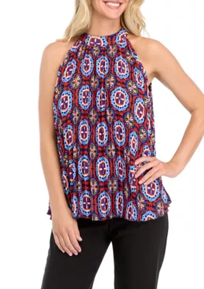 Women's Halter Neck A-Line Blouse