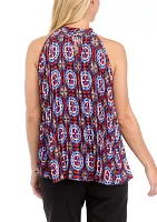 Women's Halter Neck A-Line Blouse