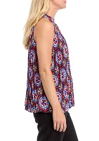 Women's Halter Neck A-Line Blouse