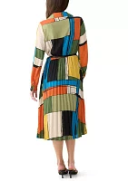 Women's Artistic Blocks Dress