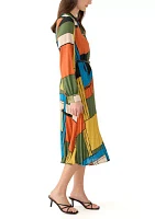 Women's Artistic Blocks Dress