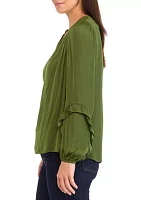 Women's Split Neck Blouse