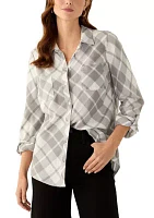 Women's Long Sleeve Flannel Shirt