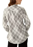 Women's Long Sleeve Flannel Shirt