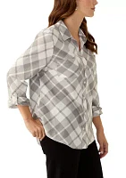 Women's Long Sleeve Flannel Shirt