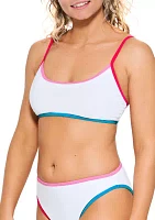 Color Block Bralette Swim Top