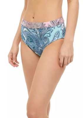 Delicate Paisley High Waisted Swim Bottoms