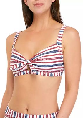 Americana Stripe Swim Top