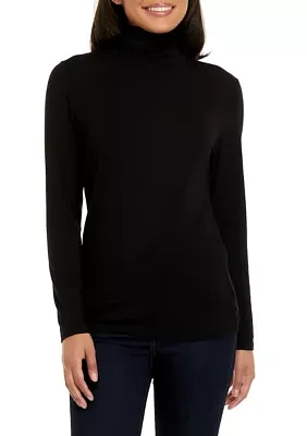 Women's Long Sleeve Turtleneck Top