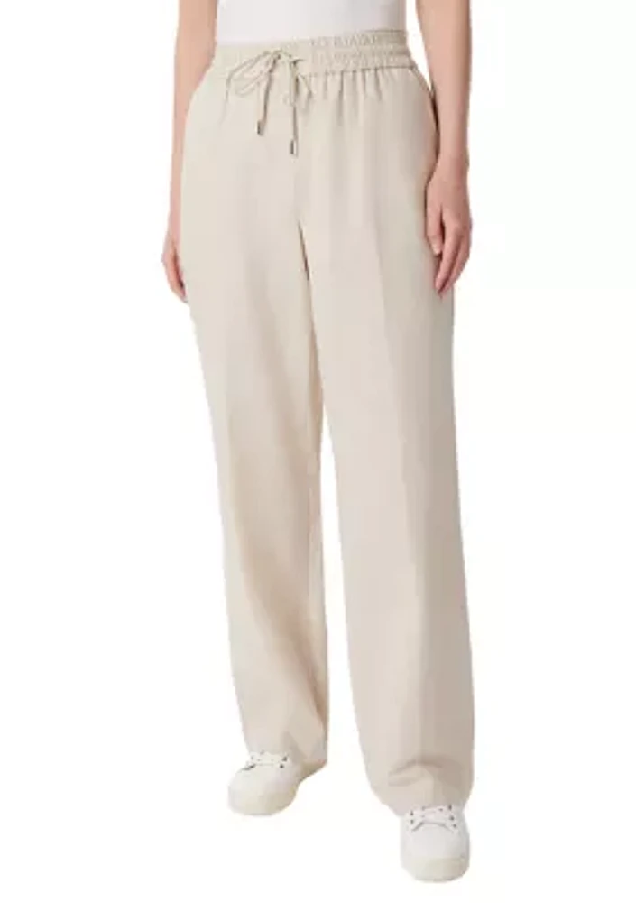 Women's Pull On D-String Slash Pocket Trouser Pants