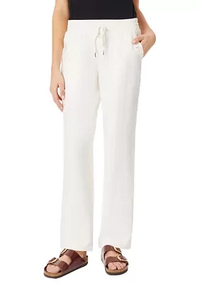 Women's Pull On D-String Slash Pocket Trouser Pants