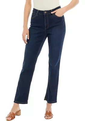 Petite Lexington Straight Jeans