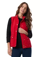 Petite Quilted Vest