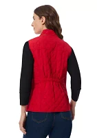 Petite Quilted Vest