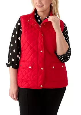 Plus Quilted Vest