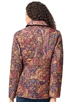 Women's Printed Quilted Jacket