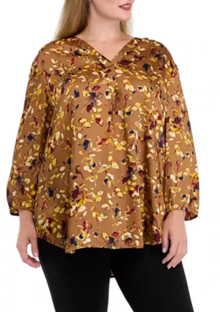 Plus 3/4 Sleeve Kelly Blouse