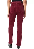 Petite Lexington Straight Leg Corduroy Jeans