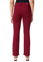 Petite Lexington Straight Colored Pants