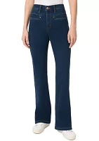 Petite Lexington Flare Jeans with Welt Pockets