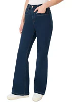 Petite Lexington Flare Jeans with Welt Pockets