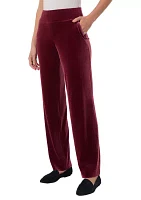 Women's Velour Pull On Pants