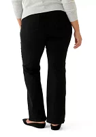 Plus Lexington Flare Pants with Welt Pockets