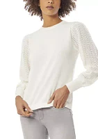 Women's Stitch Sleeve Sweater