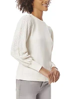 Women's Stitch Sleeve Sweater