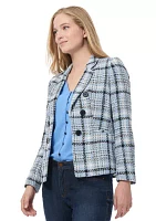 Petite Faux Double Breasted Blazer