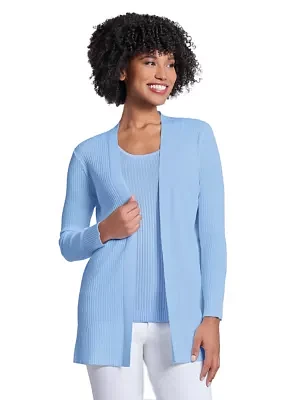 Petite Sutton Cardigan with Slits