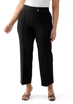 Pull On Pintuck Trousers