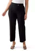 Pull On Pintuck Trousers