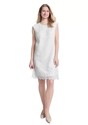 Women's Extended Cap Sleeve Swing Dress