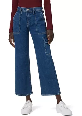 Women's Rosie High Rise Cargo Wide Leg Jeans