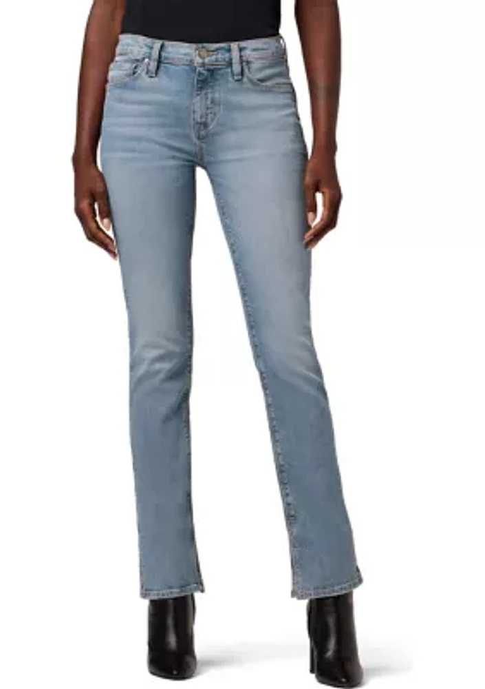 Nico Mid-Rise Straight Ankle Length Jeans