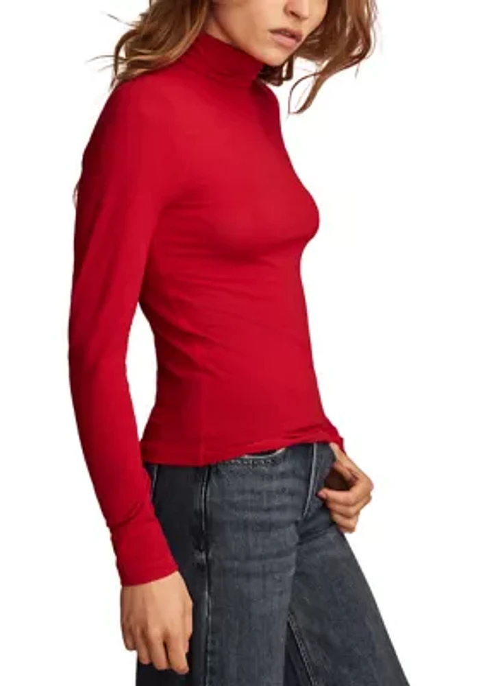 Women's Turtleneck Layering Top