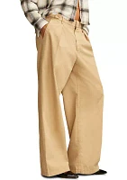 Women's Wide Leg Pleated Trousers