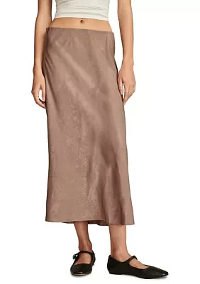 Women's A-Line Midi Skirt