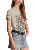 Floral Embroidery Perfect T-Shirt