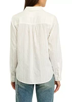 Women's Long Sleeve Button Down Shirt