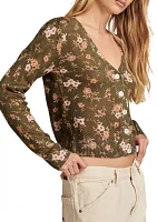 Women's Floral Printed Cardigan