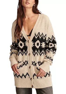 Southwestern Cocoon Cardigan