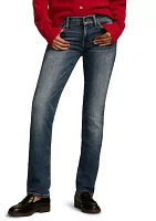 Women's Mid Rise Sweet Straight Leg Jeans