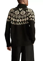 Women's Fair Isle Mock Neck Pullover